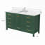 Meuble-lavabo autoportant 60 po avec lavabo simple et cadre en bois massif 60 po
