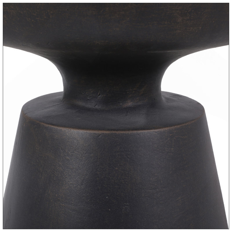 Table d'appoint d'extérieur en béton léger