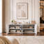 Armoire de rangement 4 portes avec 2 grandes tablettes | Fixation au sol ou au mur-361641782