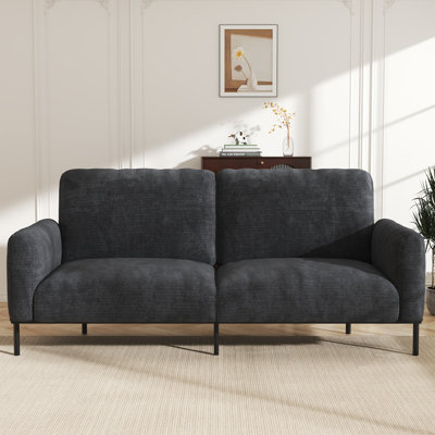 Boneless 39.2" Folding Sofa Bed, Convertible Sleeper Chair with Pillow, Portable Floor Couch for Small Spaces, Compression Packaging