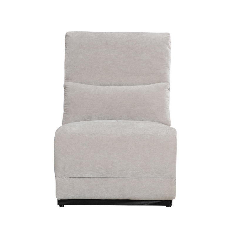 Cloverfield Armless Middle Seat Module - Grey