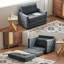 Canapé-lit en chenille 43,31 po Ruthi-1883161239