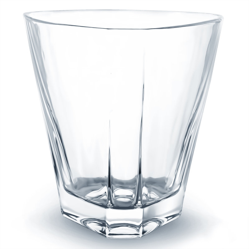 Verrerie de cristal triangulaire