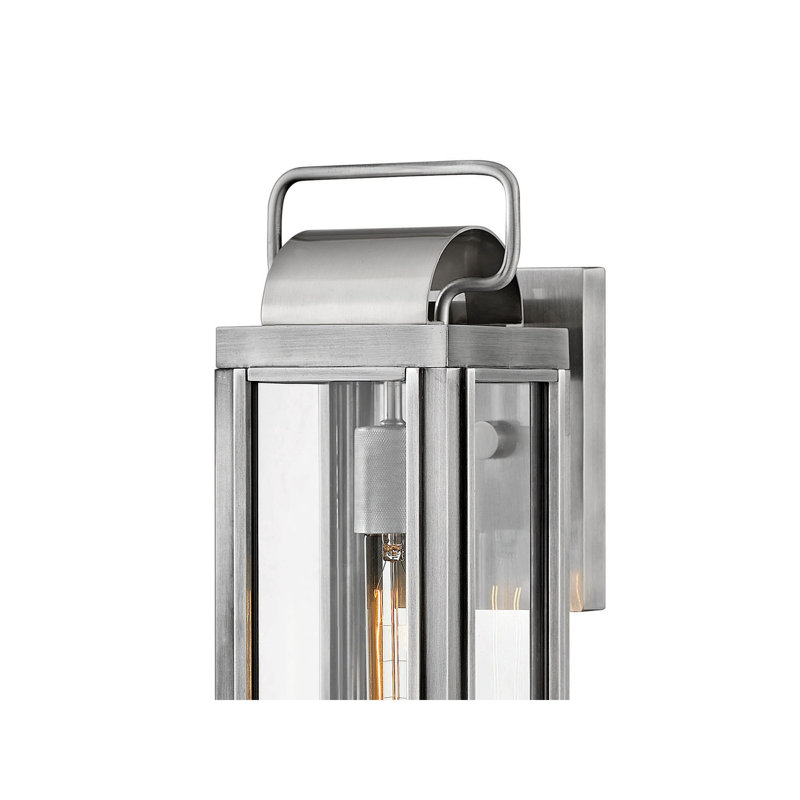 Harbor Sag Outdoor Wall Lantern, 16.25" H x 5.5" W x 7.5" D, Burnished Bronze