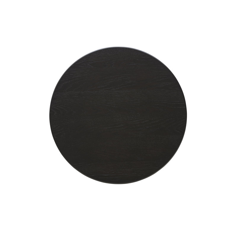 Cadence Oak End Table, Black