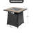 Outdoor 28 Inch 50,000 BTU Propane Gas Fire Pit Table