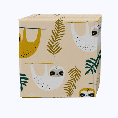 100% Cotton No Pattern Rectangle Napkin