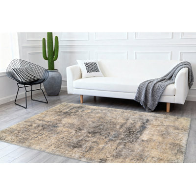 Tapis crème / gris Loretta
