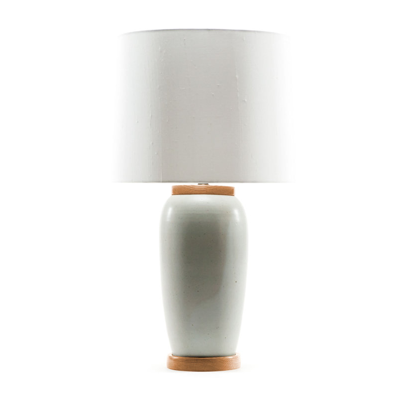 Lampe de table 23 po Holden, Beige / Blanc