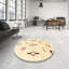 Tapis décoratif multicolore à motif abstrait-314567372