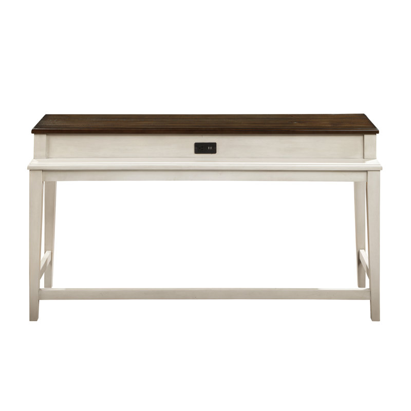 Ensemble de table et de tabouret à hauteur de comptoir 4 pièces l 68 po Haiqa 