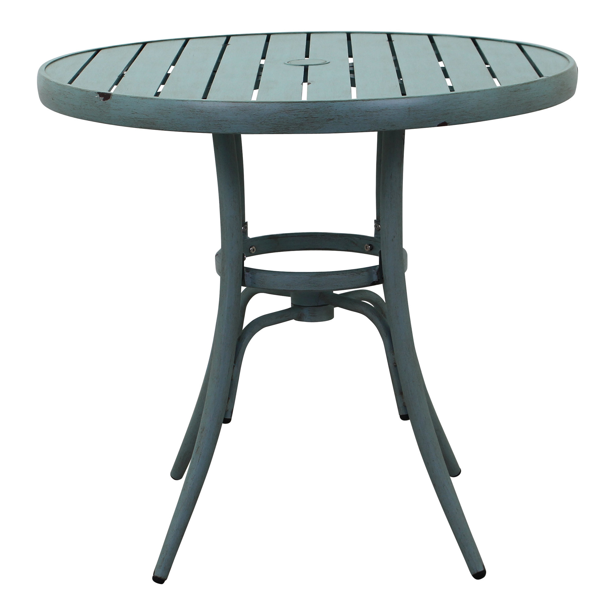 Red Barrel Studio® Metal Outdoor Bistro Table Wayfair