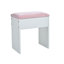 Bureau de coiffeuse avec plateau en verre et 11 ampoules Hollywood