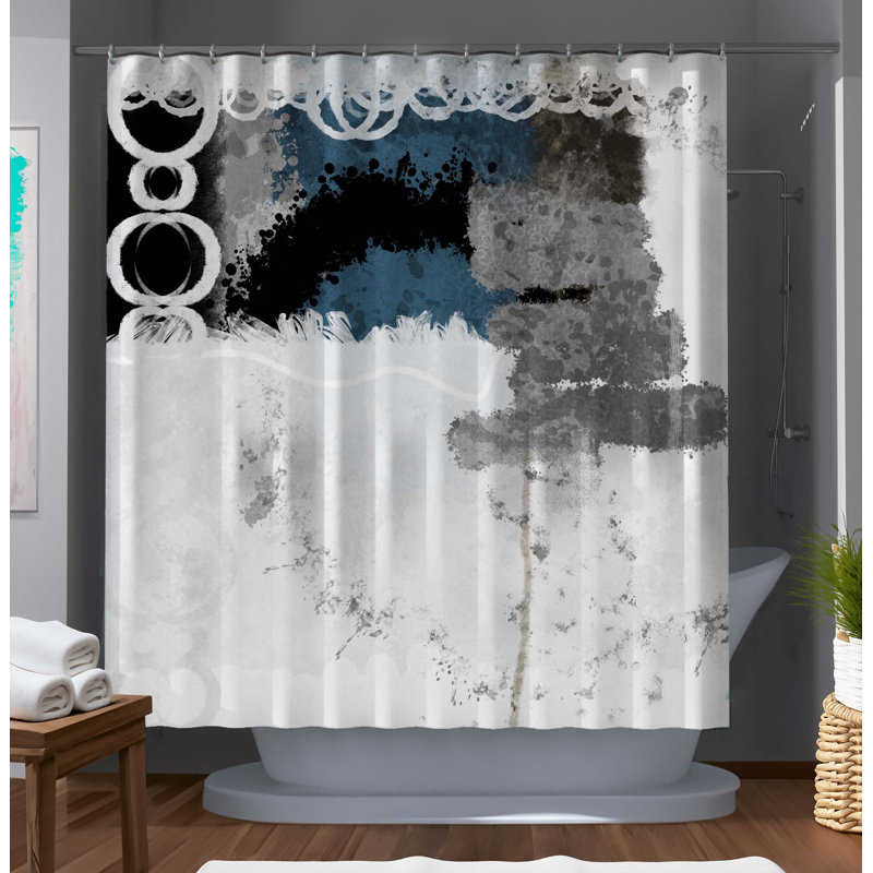 Abstract Shower Curtain