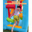 Jeu gonflable avec toboggan gonflable