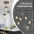 Levona 3-Light Water Hammered Glass Dimmable Kitchen Island Pendant-811534898