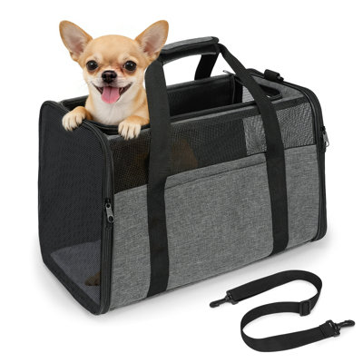 Pet Carrier For Large Cats, Soft-Sided Cat Carrier For Medium Big Cats And Puppy Up To 25Lbs, Washable Dog Carrier Privacy Protection For Home Outdoor Travel