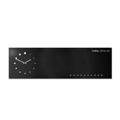 Loading Please Wait Clock Magnetic Wall Mounted Combo Board