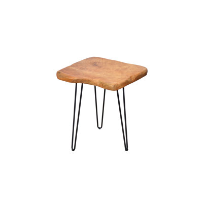 Lundy side table made of solid wood