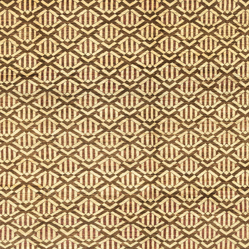 Tapis abstrait moderne 3311, Carré 8 pi
