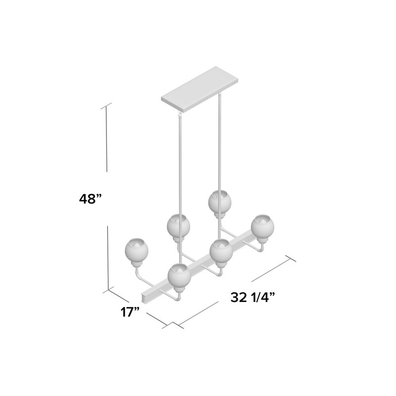 Niles 6 - Light Kitchen Island Pendant