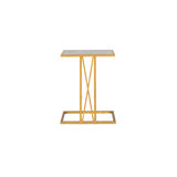 Medallion Marble End Table