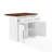 Jorianna Solid Wood Top Kitchen Island