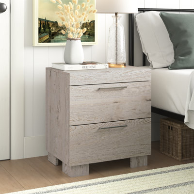 Zephyr 2 - Drawer Nightstand in White Oak