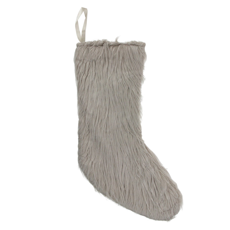 Chaussette de Noël 17,5 po Taupe