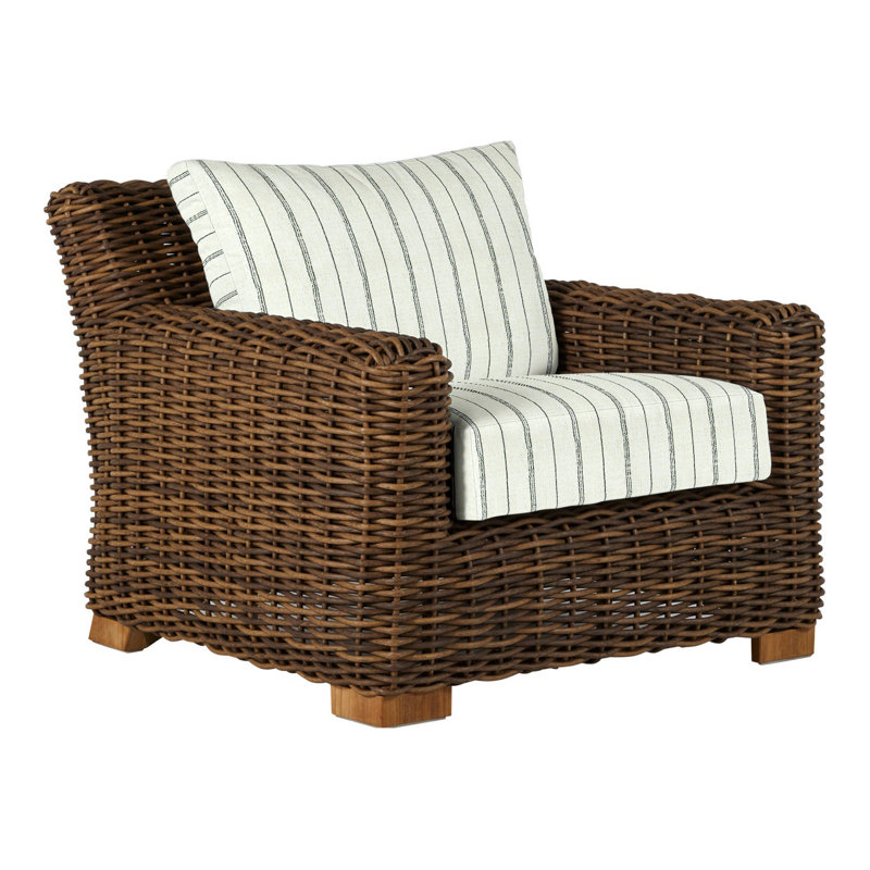 Montauk Lounge - Raffia, No Welt, Intermix Bark, Standard Plus