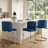 26'' Modern Upholstered Low Back Counter & Bar Stool With Metal Sled Frame -1403939597-1369423370
