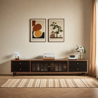 French style retro storage TV stand
