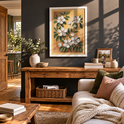 Flowering Study Botanical - Framed Print