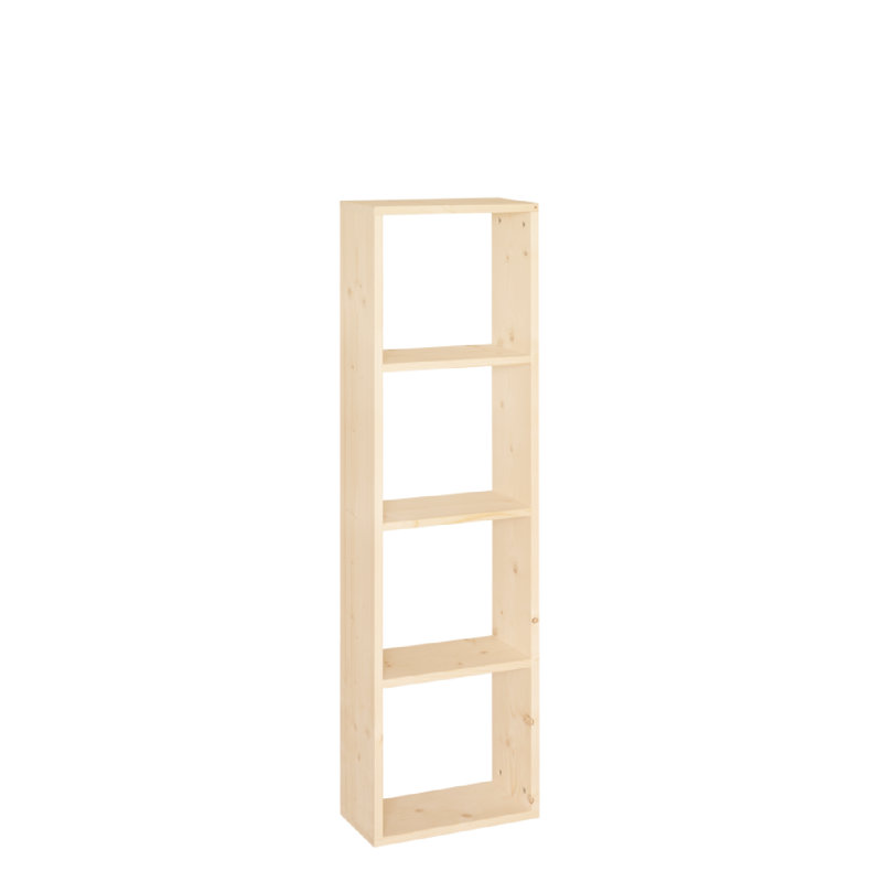 Saura Bookshelf 38, Beige, (4 Shelves) 57"H x 16"W x 8"D