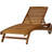 Alexandrine Balau Wood Patio Reclining Chaise Lounge