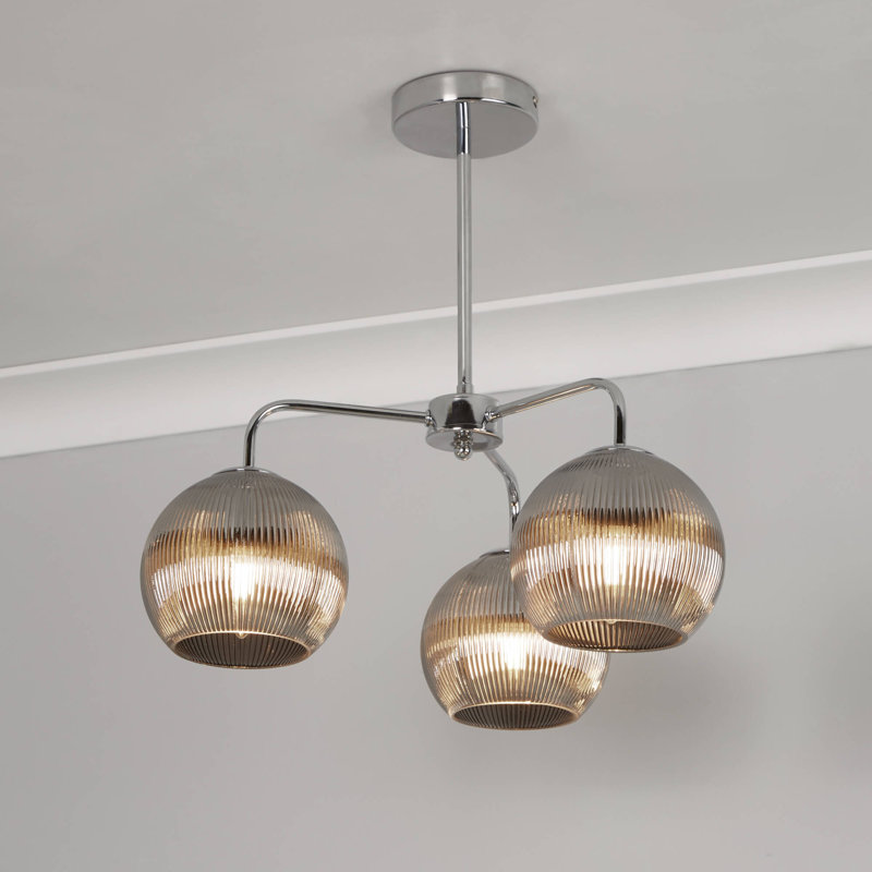 Chauntrice Glass Semi Flush Mount