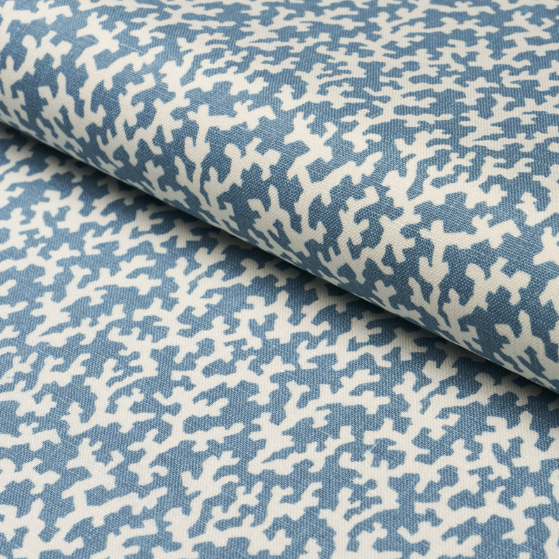 Tissu Schumacher X Veere Grenney, Bleu