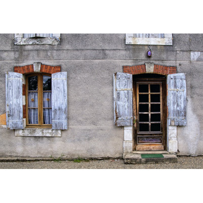 Weathered Doorway VI - Wrapped Canvas Print