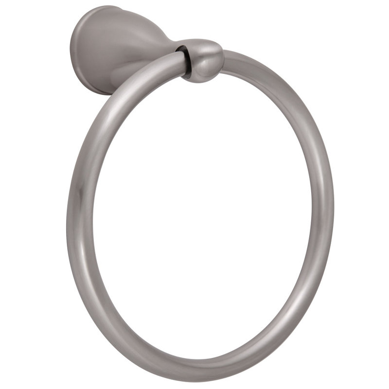 Ames Towel Ring, Brushed Nickel