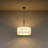 5 - Light Dimmable Drum Pendant Light