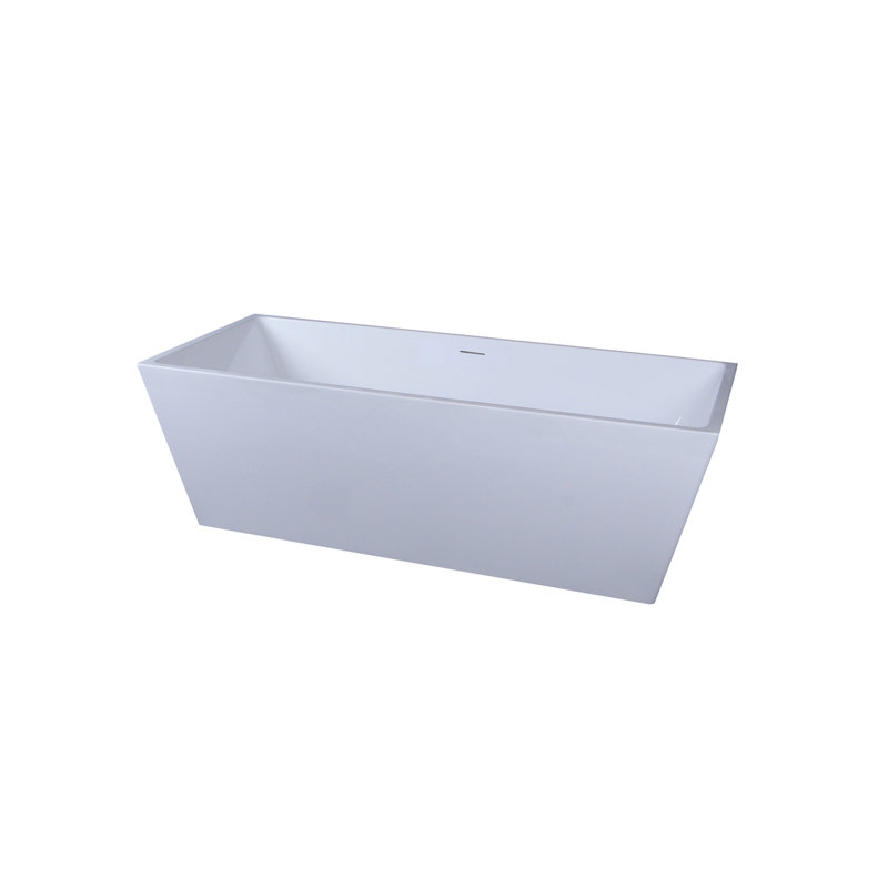 Turner 72'' x 31'' Soaking Acrylic Bathtub, White