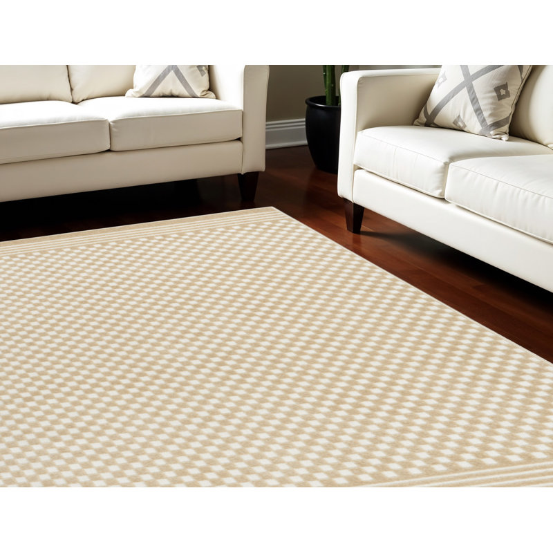Tapis brun clair 7 'x 9'