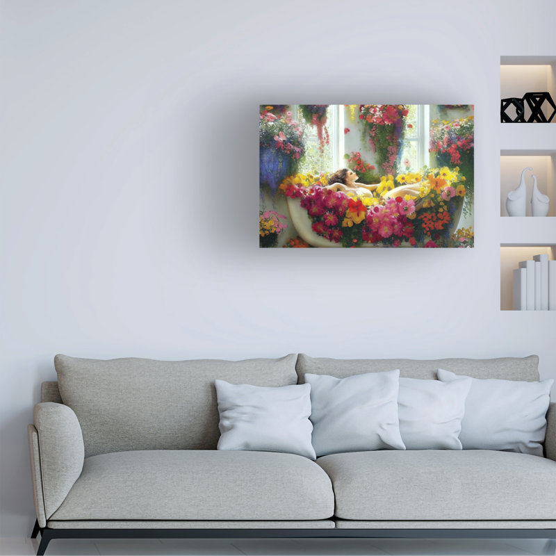Art sur toile Sasha Bath, H 12 po x l 19 po