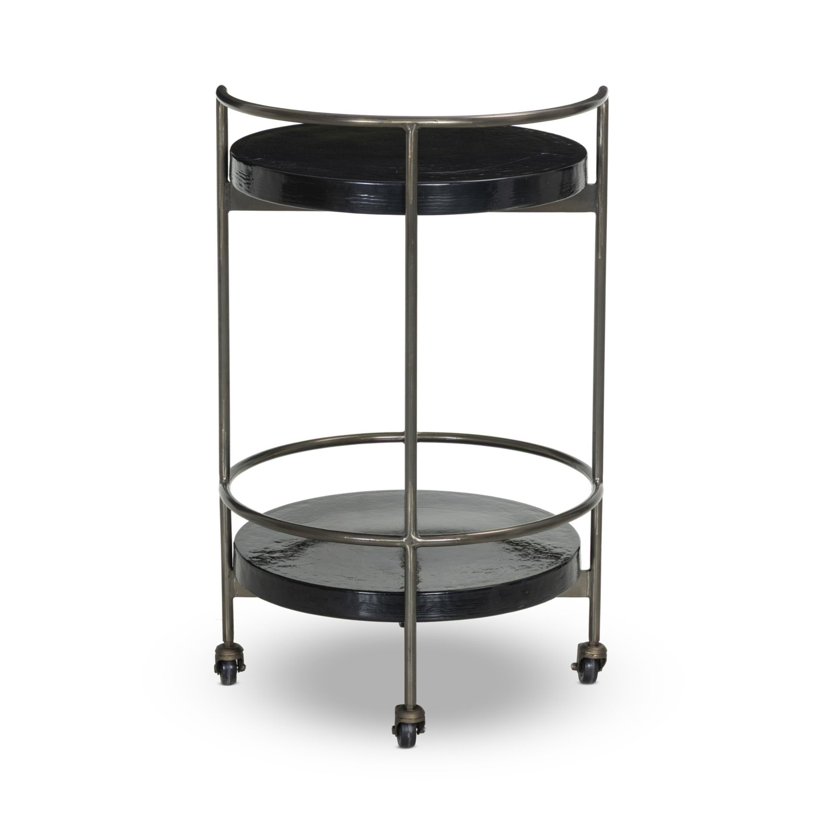Dottie Bar Cart, Moss Cast Glass