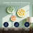  Fruit Wall Plate Set of 3 Ceramic Lemon Lime Orange Kitchen Decor