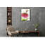 «Dragonfly and Zinnia», reproduction sur toile-34000472-34143265