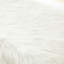 Repose-pieds 18 po en fausse fourrure transparente-27339214