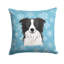  Coussin Snowflake Border Collie
