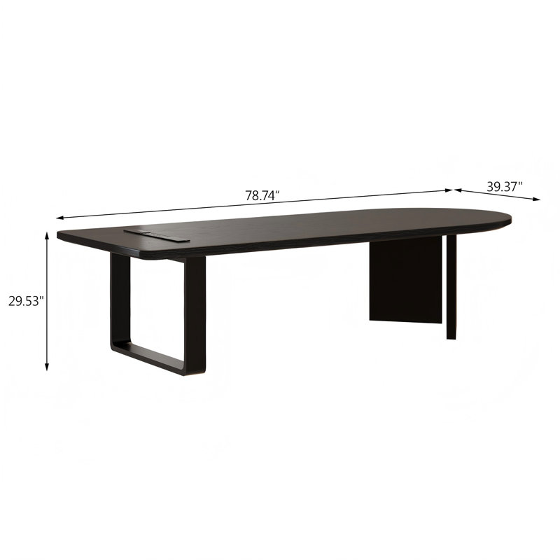 Table de conférence 78,74 po, H 29,53 po x l 78,74 po x P 39,37 po