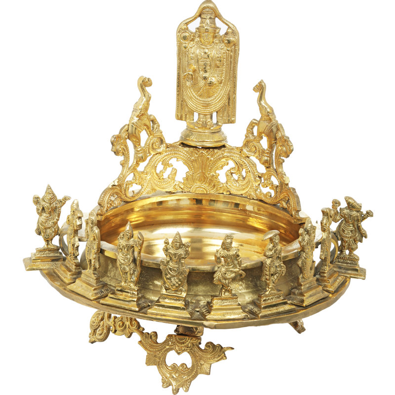 Tirupati Balaji Urli avec dix incarnations de Vishnu